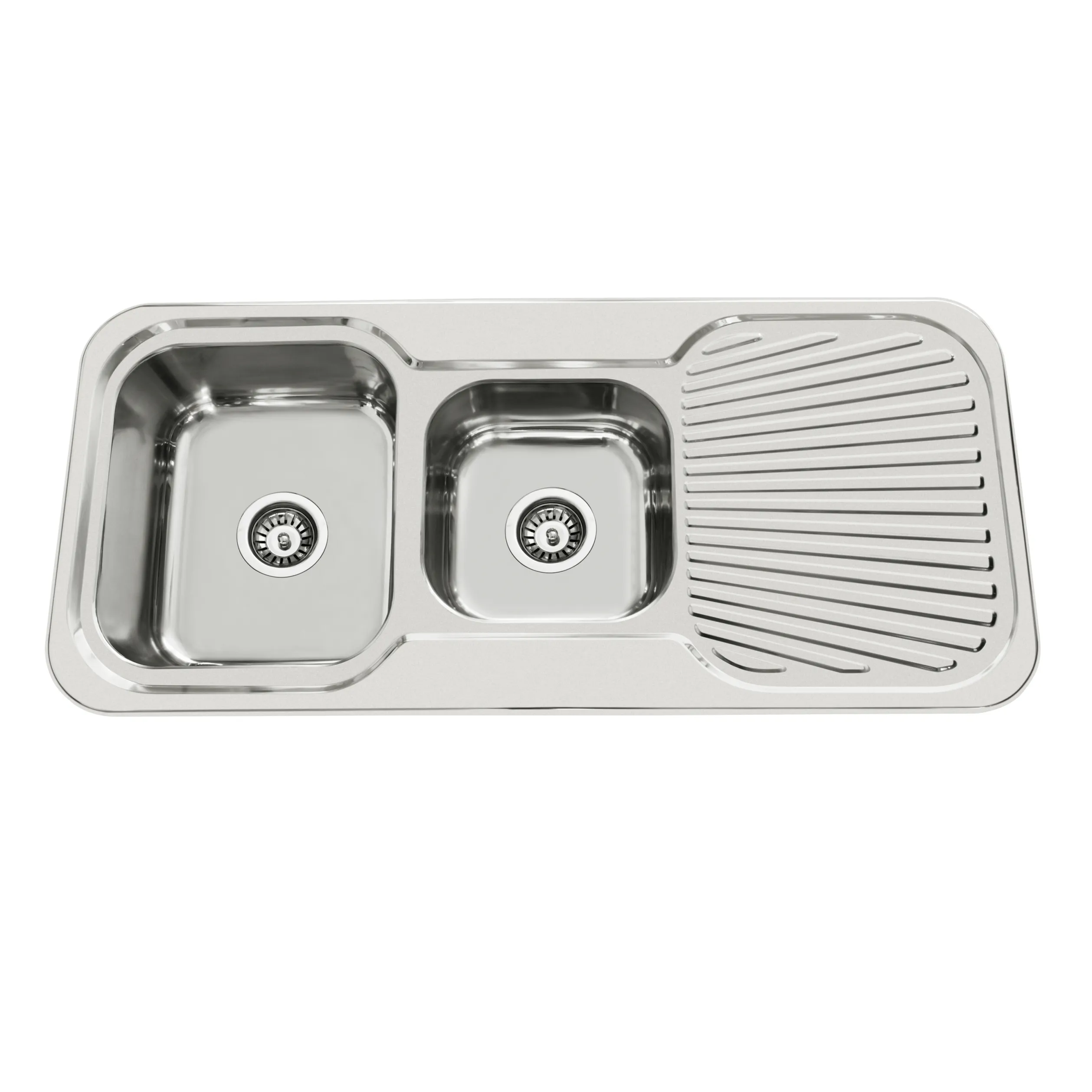 1 & 3/4 bowl single drainer