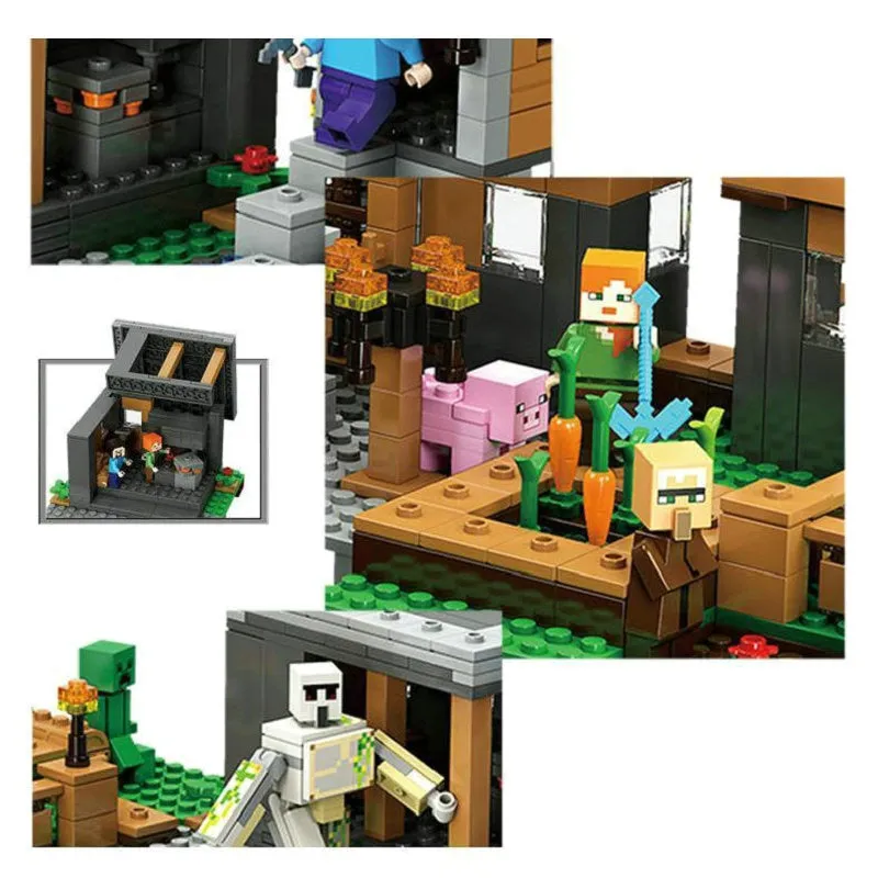 1600pcs Bela 10531 Minecraft The Village