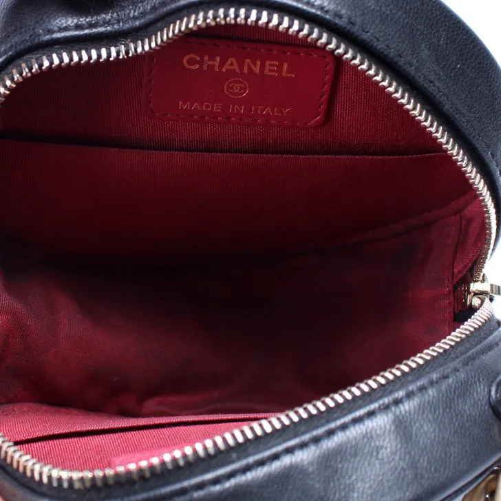 19 Round Clutch W/ Chain Lambskin 30M