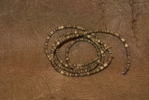 2 “Big Man” Bamboo Bib Pectoral Ornament & Coconut Necklace, Bamboo & Seed Beads, Once Worn during a Sing-Sing celebration by a Tribal Dancer from the Highlands Of Papua New Guinea, collected in the late 1900’s