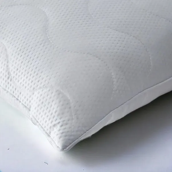 2 Pack Quilted Waffle Pillows Medium Density