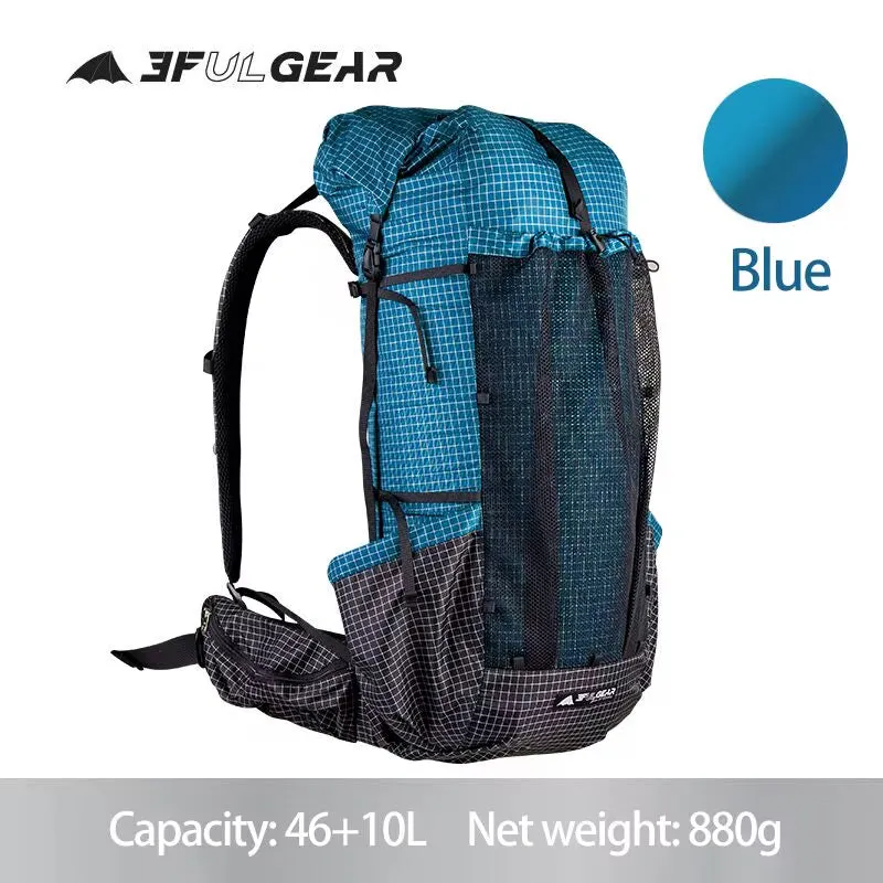 3F UL GEAR Qidian Pro UL Backpack Outdoor Climbing Bag Camping Hiking Bags Qi Dian UHMWPE Ultralight Large Capacity 3 Colour