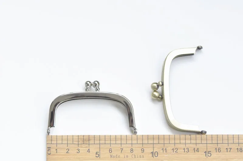 8.5cm Purse Frame Mini Bag Hanger Silver And Bronze Color 8.5cm x 4cm