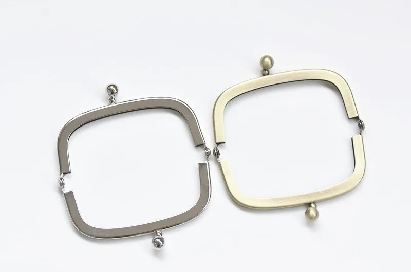 8.5cm Purse Frame Mini Bag Hanger Silver And Bronze Color 8.5cm x 4cm