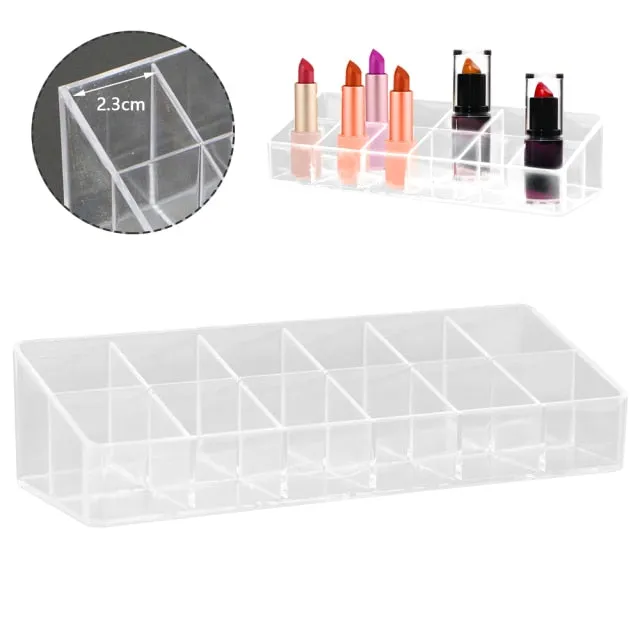 Acrylic Grid Lipstick Box