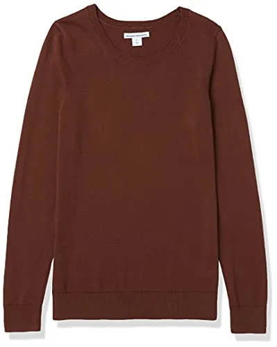 Amazon Essentials Women's Long-Sleeve Lightweight Crewneck Sweater (Available in Plus Size)