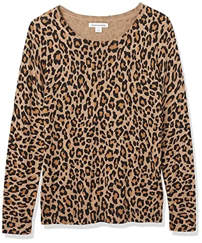 Amazon Essentials Women's Long-Sleeve Lightweight Crewneck Sweater (Available in Plus Size)