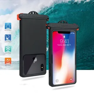 Anti-falling Waterproof Swimming Phone Case Holder Underwater Snowproof Touchscreen 6.9inch