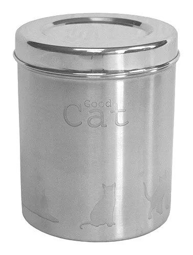 APetProject 3 Piece Stainless Steel Food Canister Set - 7.5"