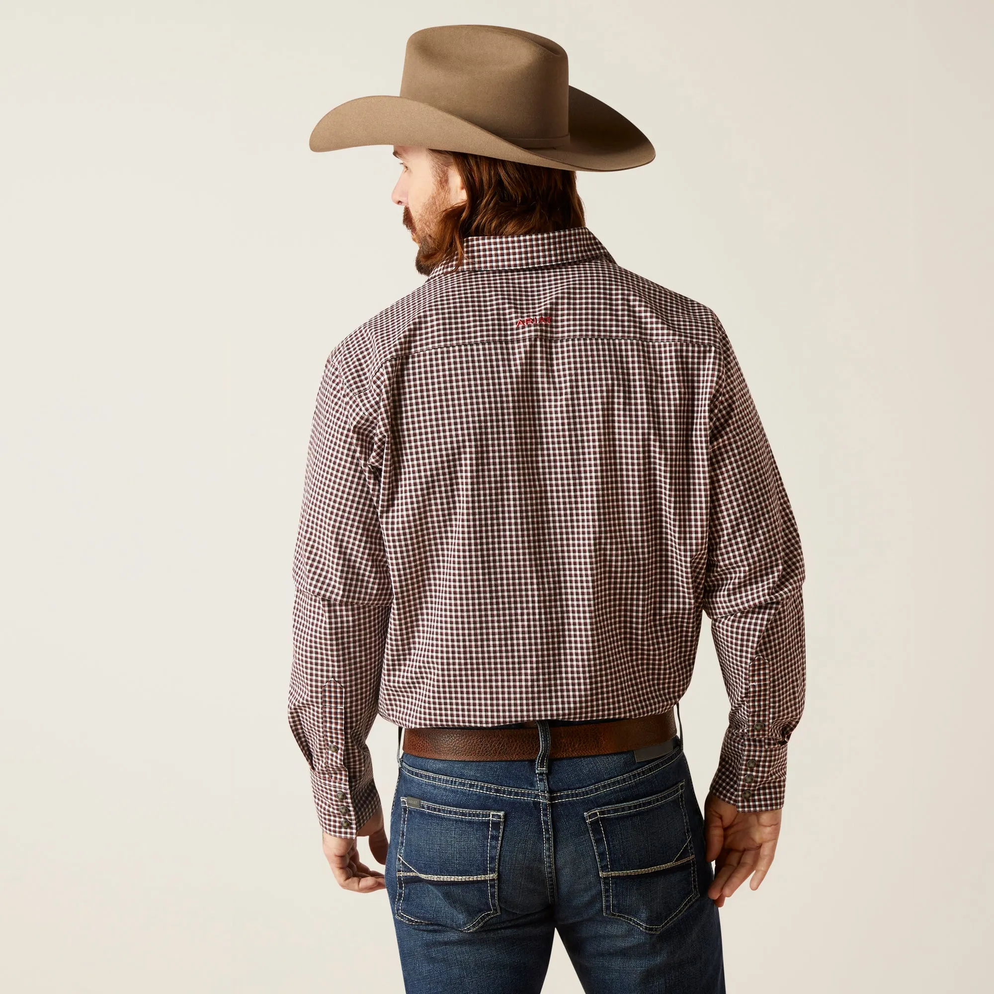 Ariat Men's Pro Series Scout Classic Fit Long Sleeve Shirt, White