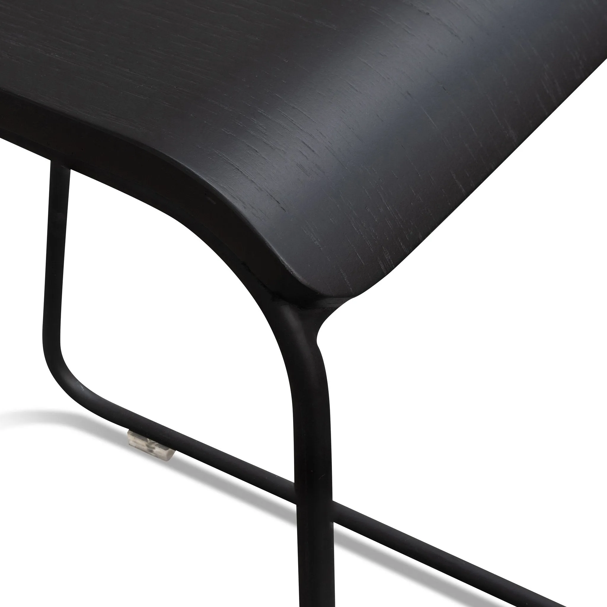 Arturo 65cm Wooden Seat Bar Stool - Black