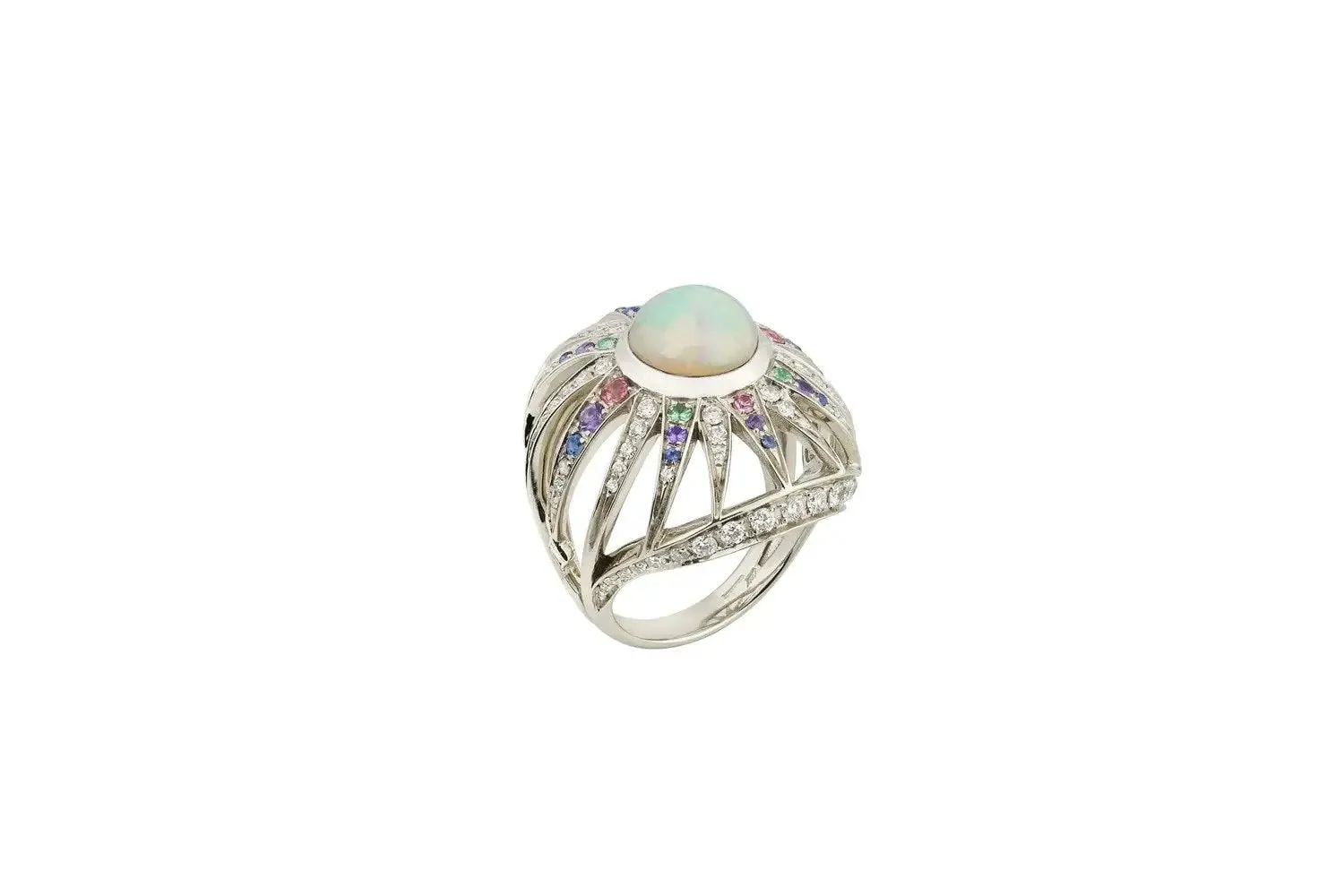 Aruna ring white gold