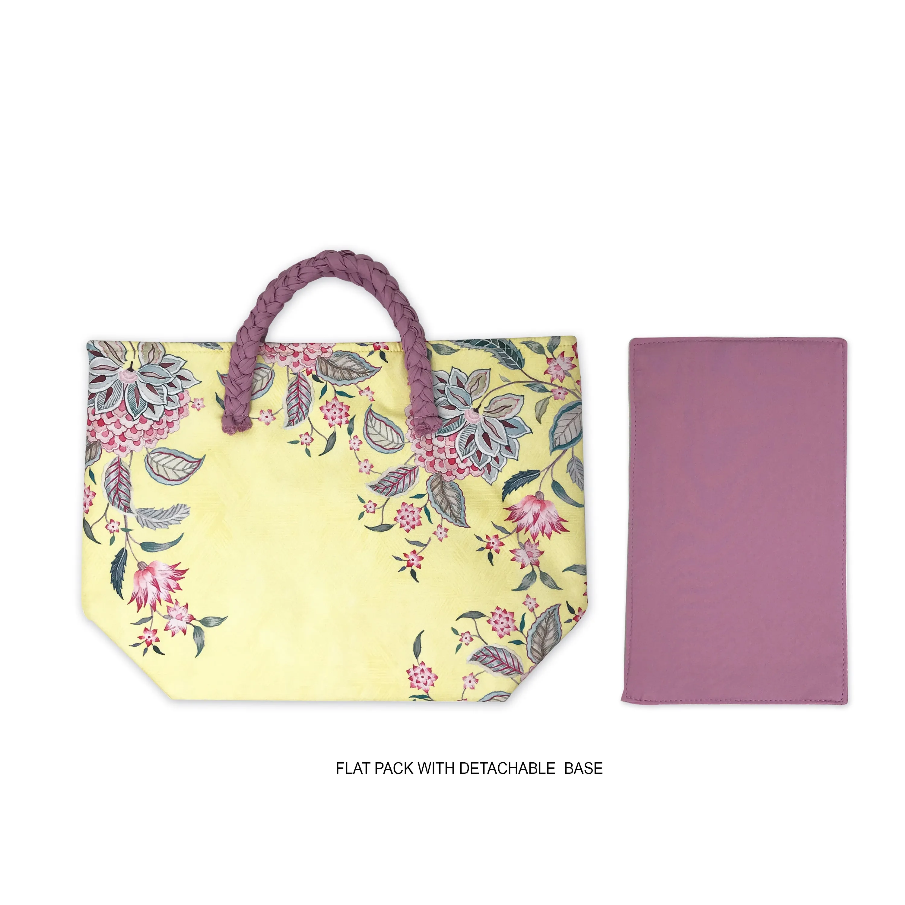 Aster Blooms Roll down Bag/Basket