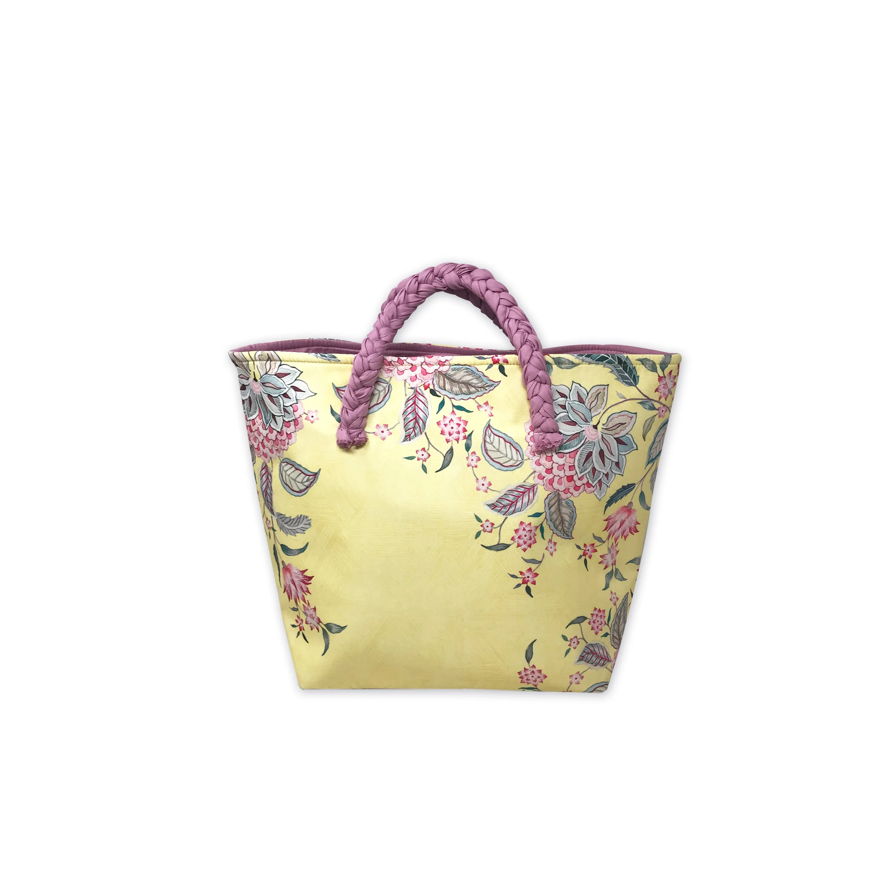 Aster Blooms Roll down Bag/Basket