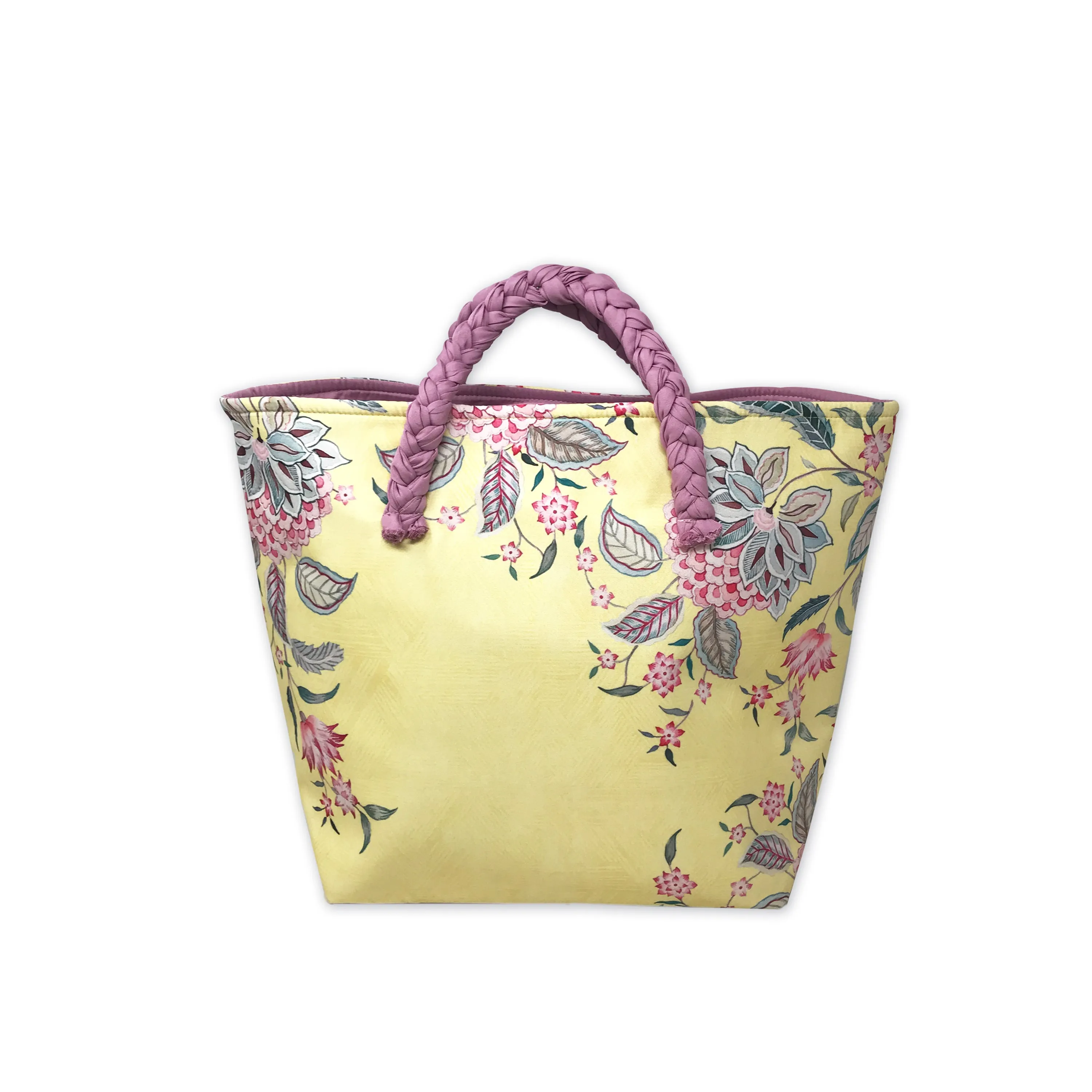 Aster Blooms Roll down Bag/Basket