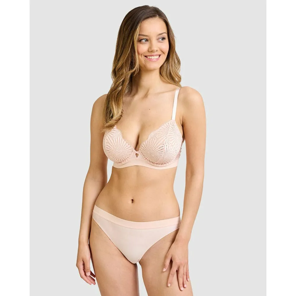 Aurore High Cut Hipster Tanga Brief with Lace