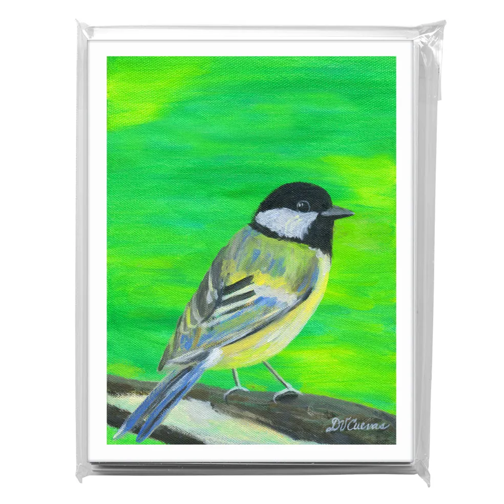 Black & White Head, Greeting Card (7687D)