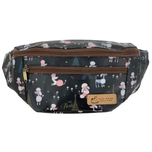Black Poodle in Paris Fanny Pack