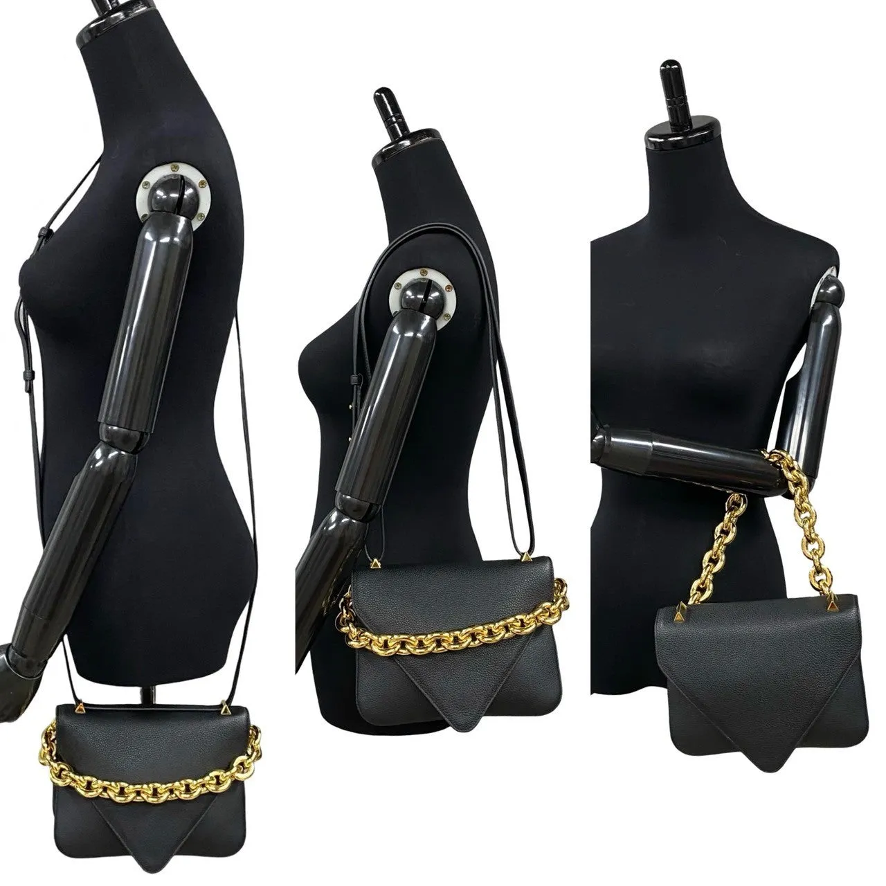Bottega Veneta Leather Envelop Chain Crossbody Bag  Leather Crossbody Bag