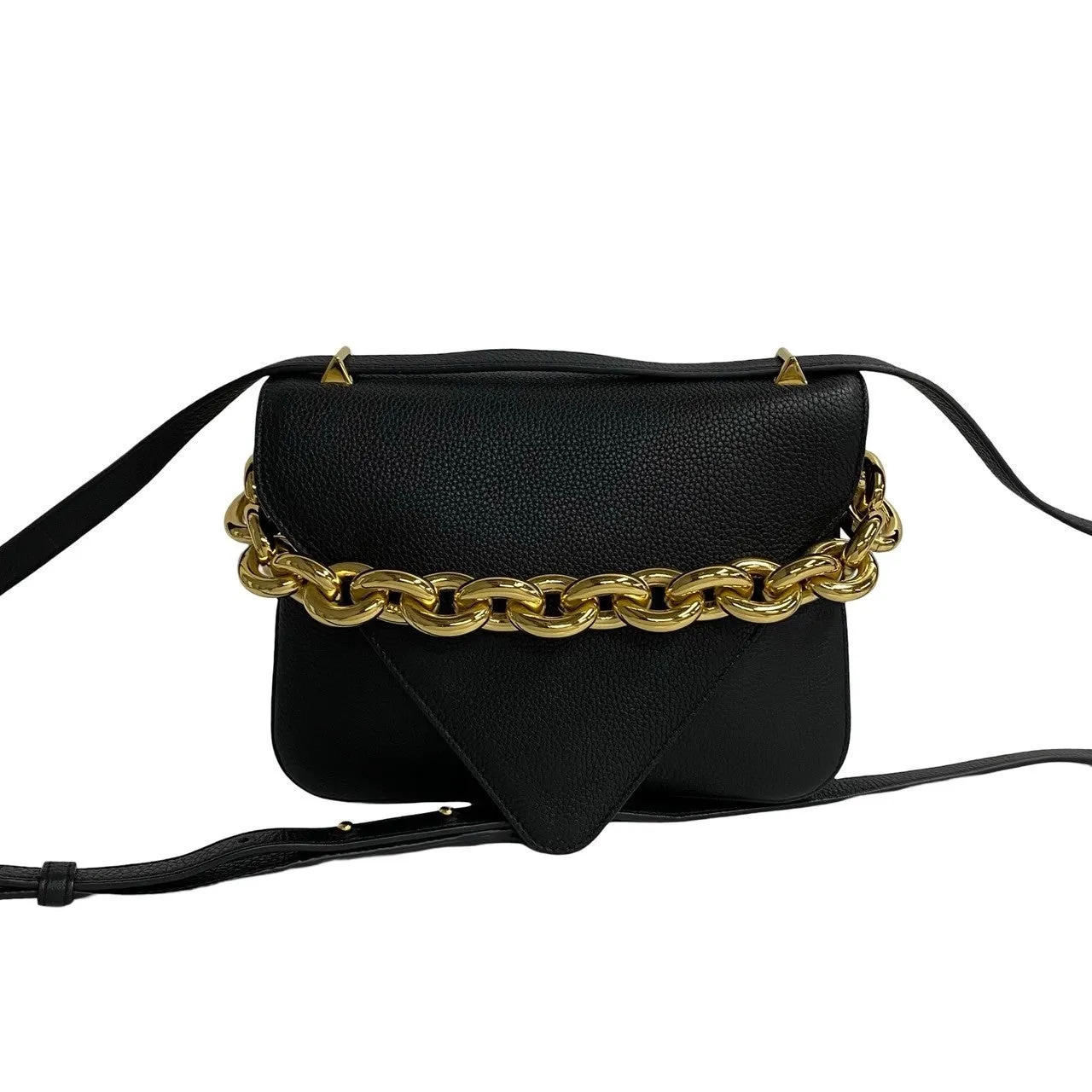 Bottega Veneta Leather Envelop Chain Crossbody Bag  Leather Crossbody Bag