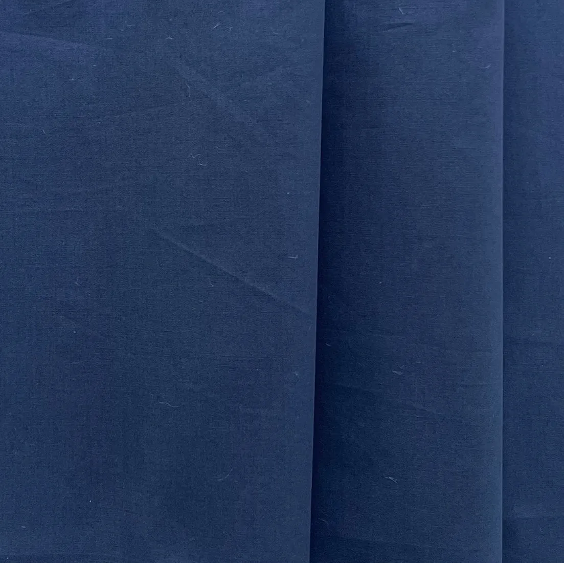 Bright Navy Blue Cotton Lawn (Made in Italy)