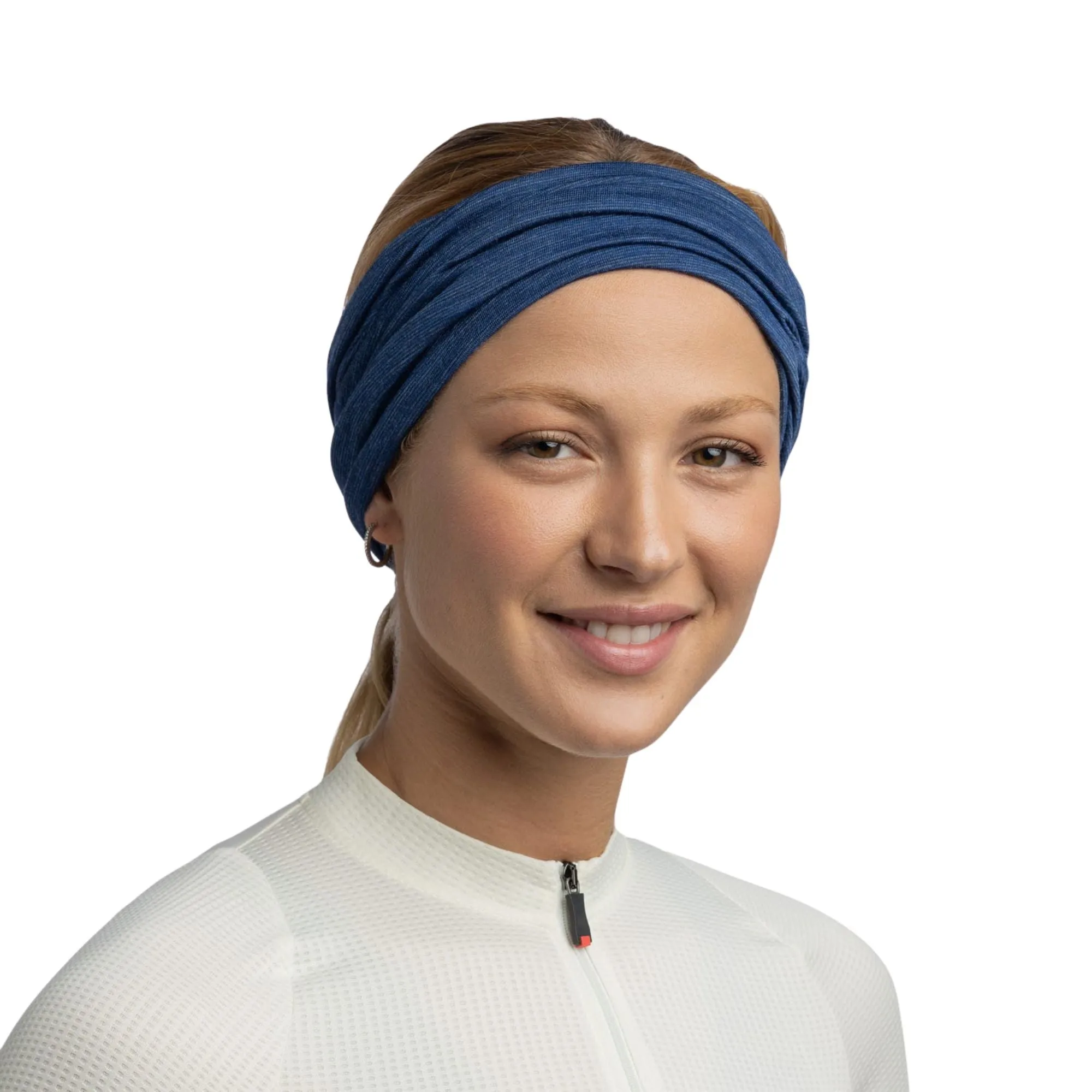 BUFF | MERINO LIGHTWEIGHT NECKWEAR - MULTISTRIPES INDIGO - Scaldacollo in lana merino
