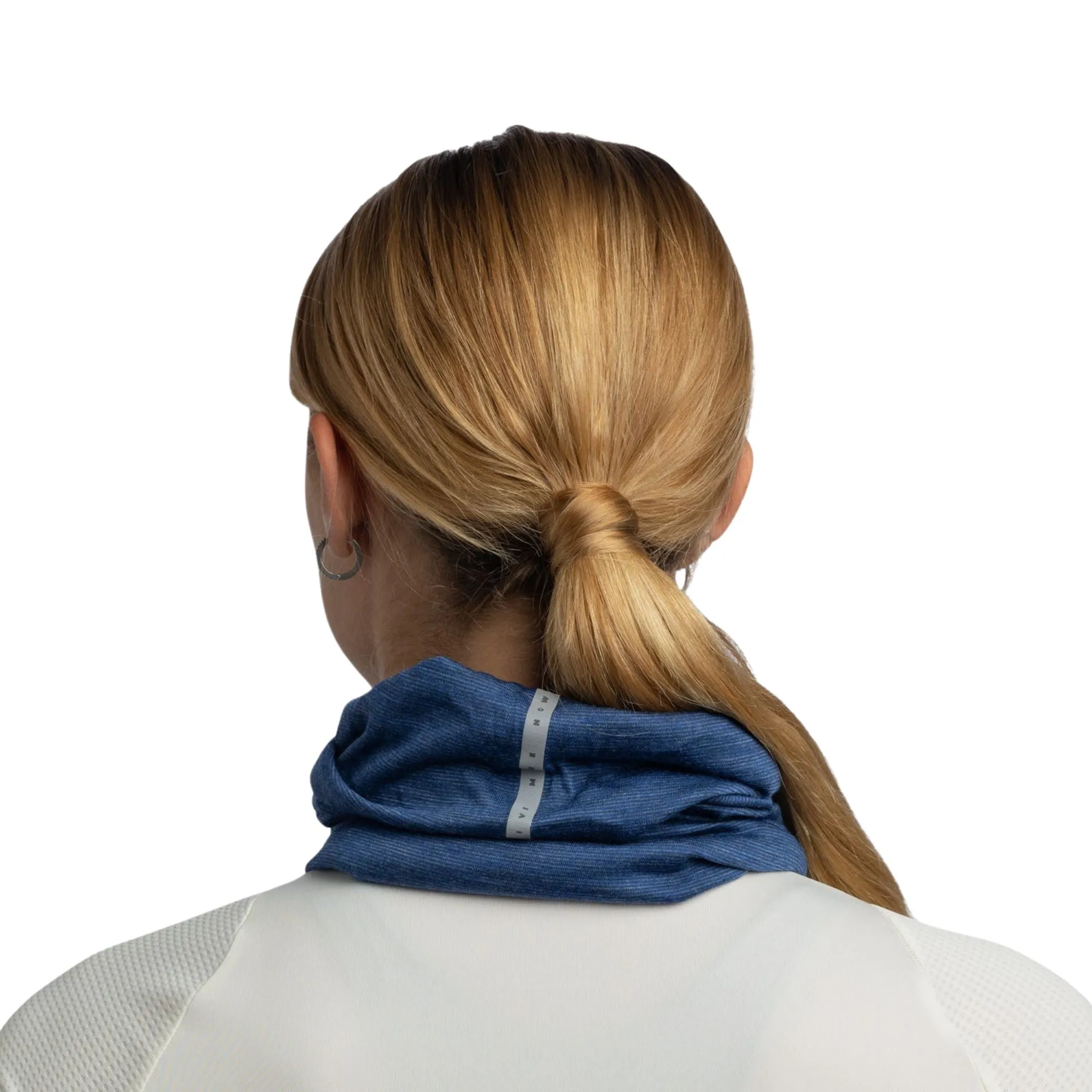 BUFF | MERINO LIGHTWEIGHT NECKWEAR - MULTISTRIPES INDIGO - Scaldacollo in lana merino