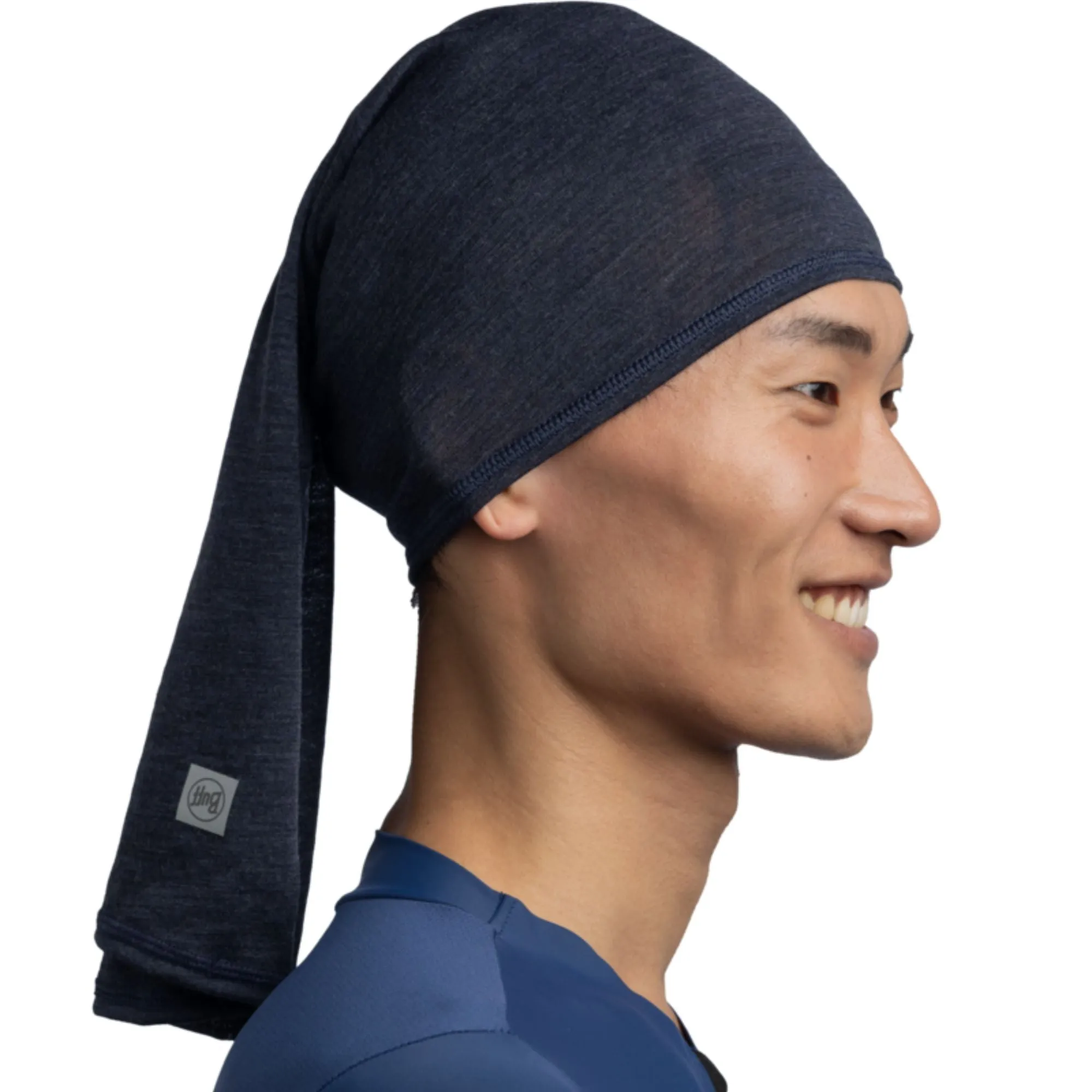 BUFF | MERINO LIGHTWEIGHT NECKWEAR - SOLID NIGHT BLUE - Scaldacollo in lana merino