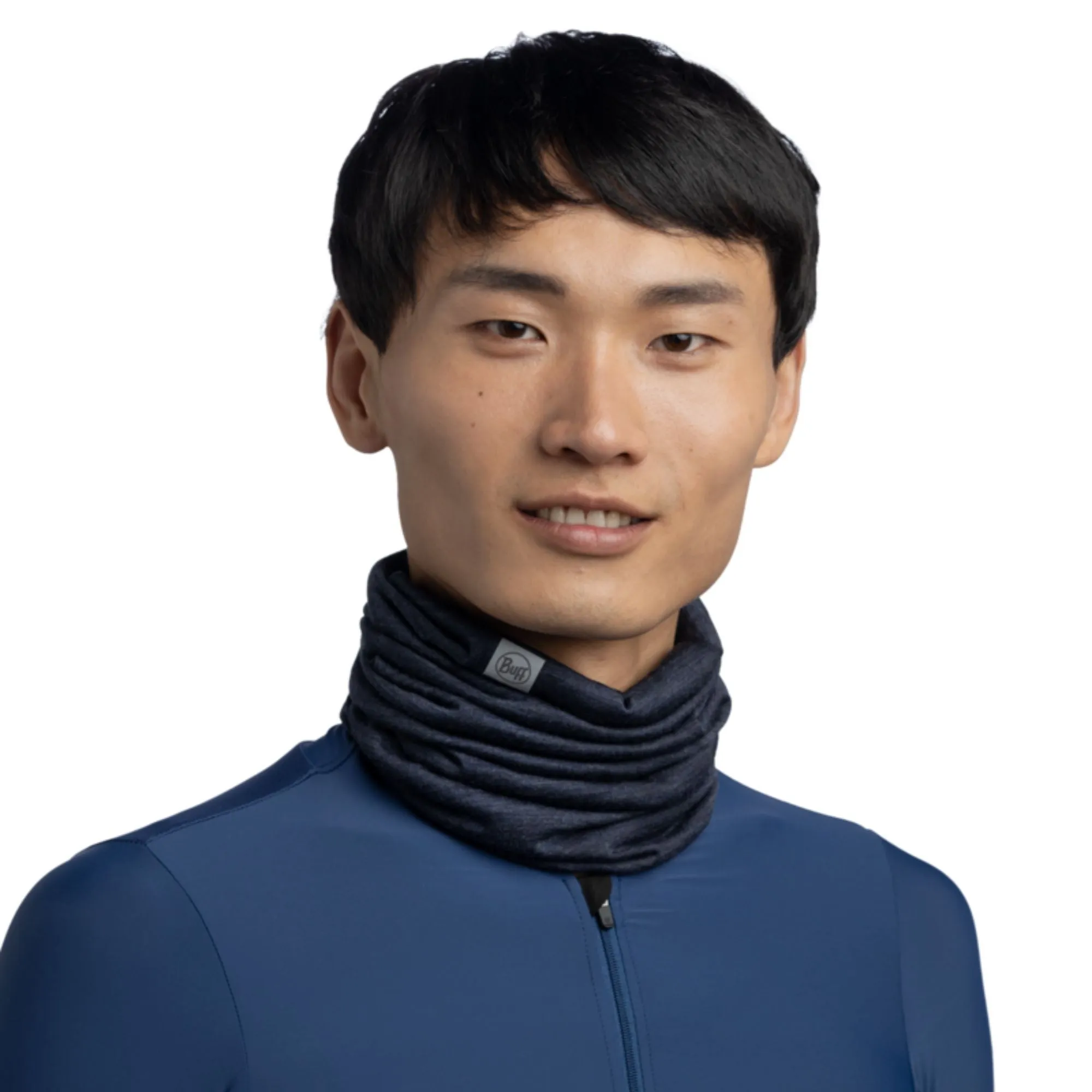 BUFF | MERINO LIGHTWEIGHT NECKWEAR - SOLID NIGHT BLUE - Scaldacollo in lana merino