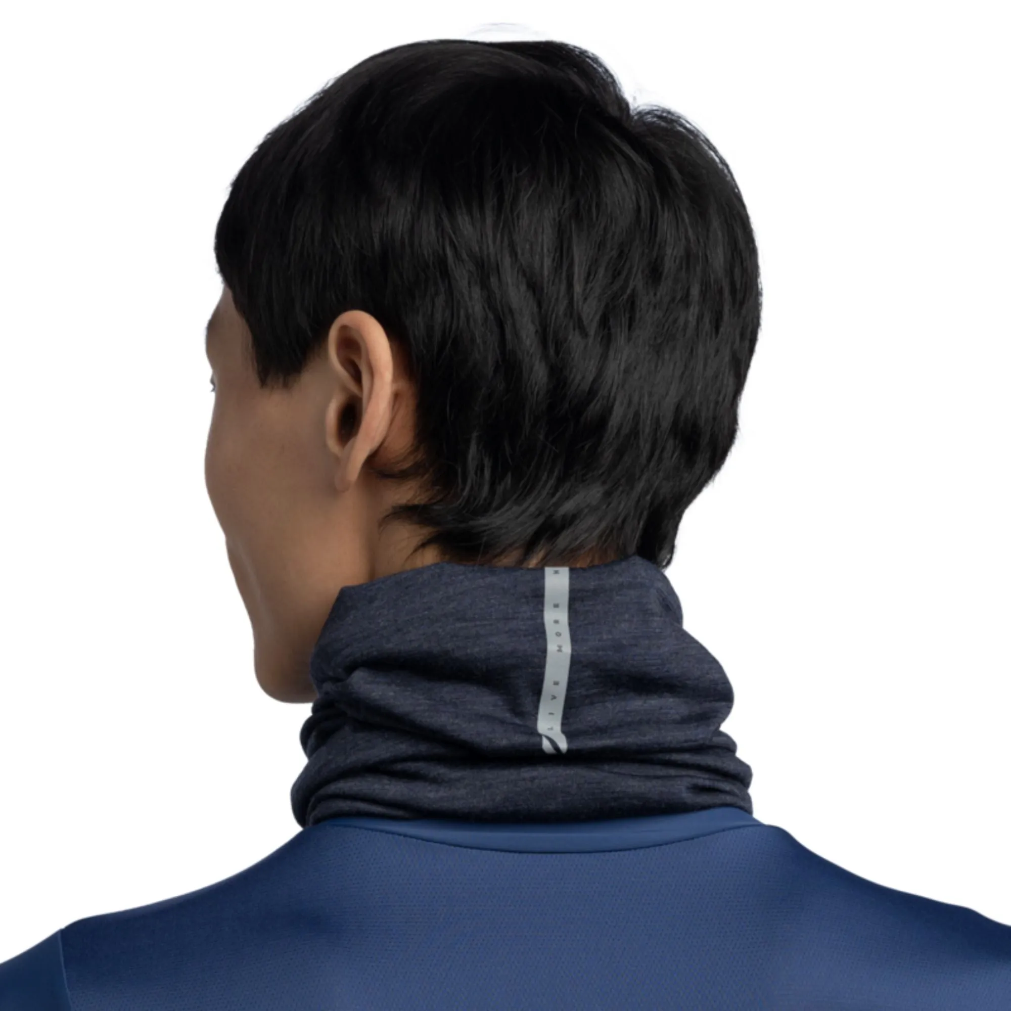 BUFF | MERINO LIGHTWEIGHT NECKWEAR - SOLID NIGHT BLUE - Scaldacollo in lana merino