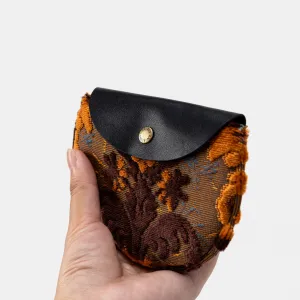 Burnout Velvet Revival Sienna Flap Coin Purse