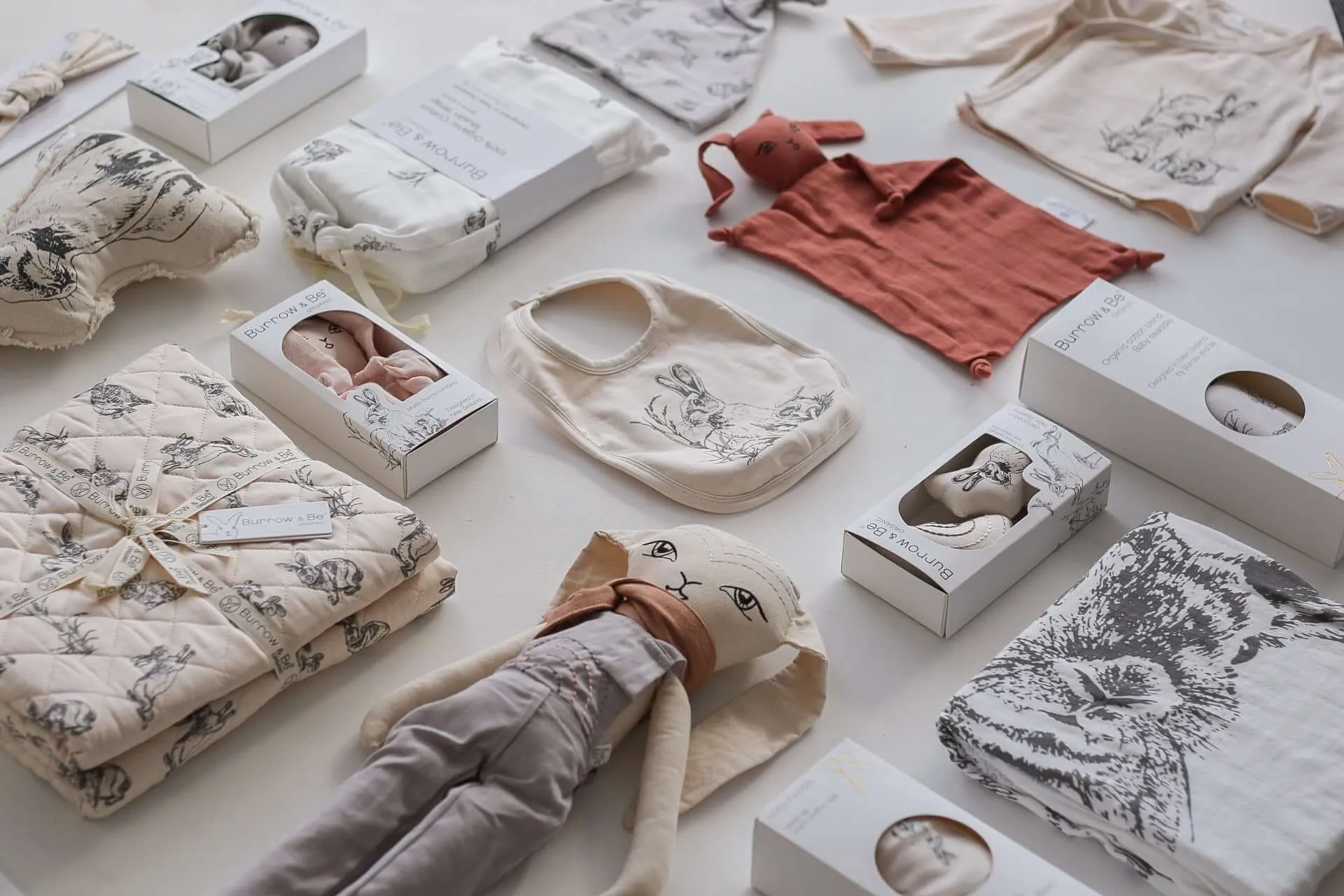 Burrowers | Mr Hopkins Muslin Blanket