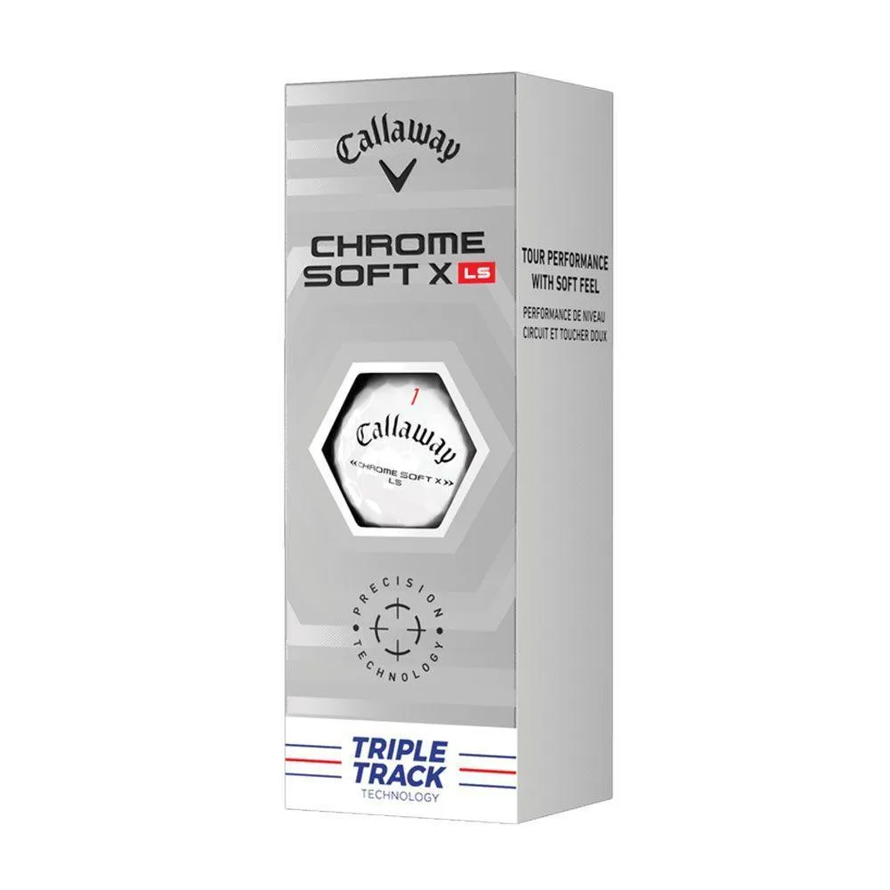 Callaway Chrome Soft X LS Triple Track Golf Balls