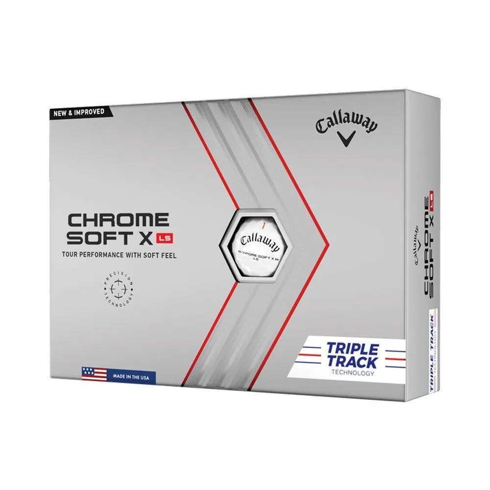 Callaway Chrome Soft X LS Triple Track Golf Balls