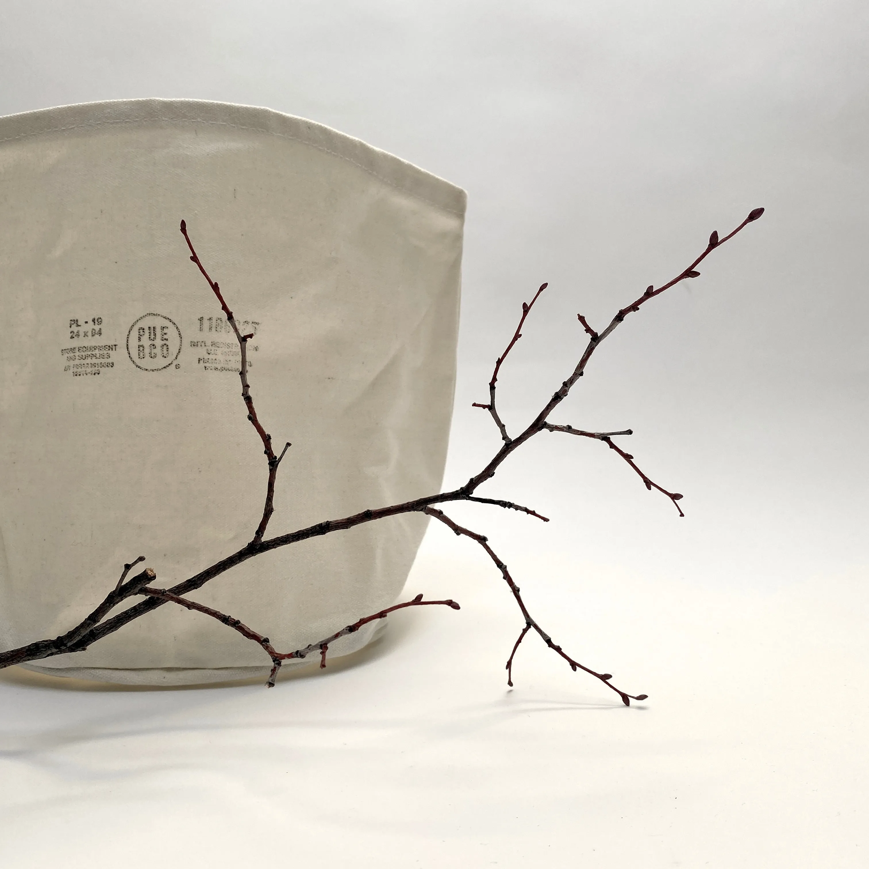 canvas bucket- large
