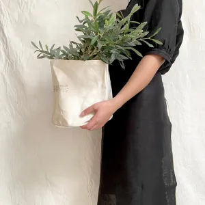 canvas bucket- large