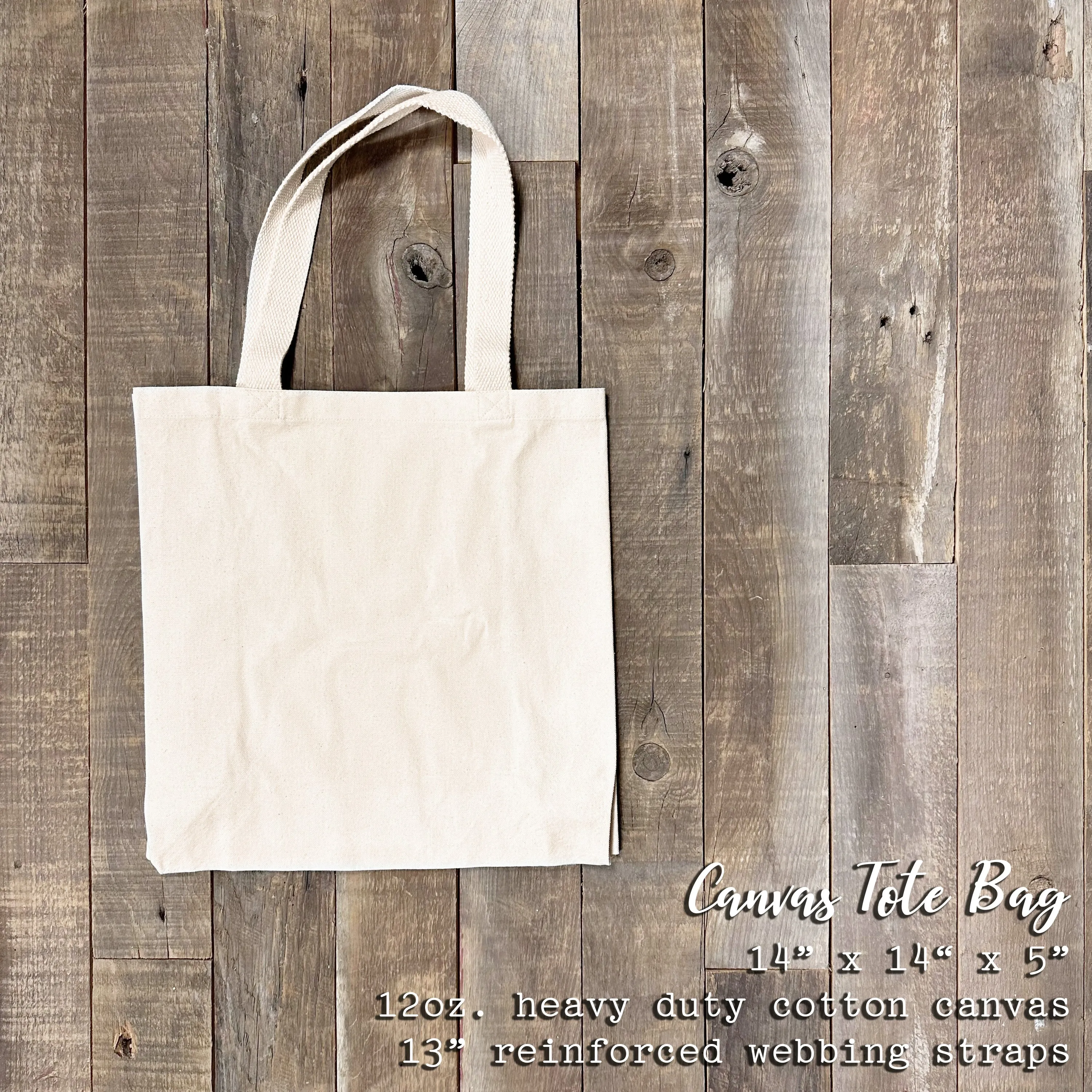 Canvas Tote Bag - Save The Planet