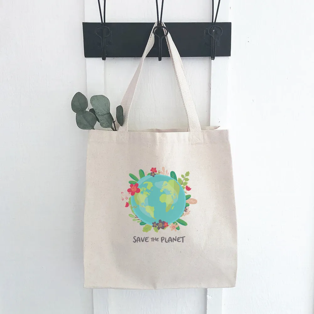Canvas Tote Bag - Save The Planet