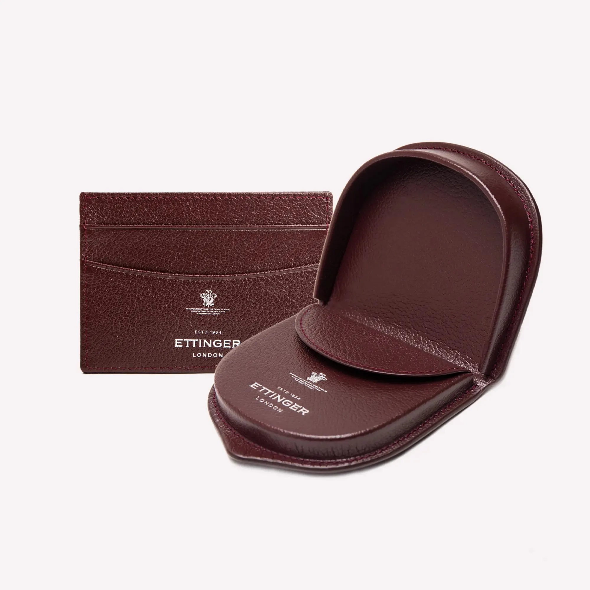 Capra Flat Credit Card Case & Tray Purse Set