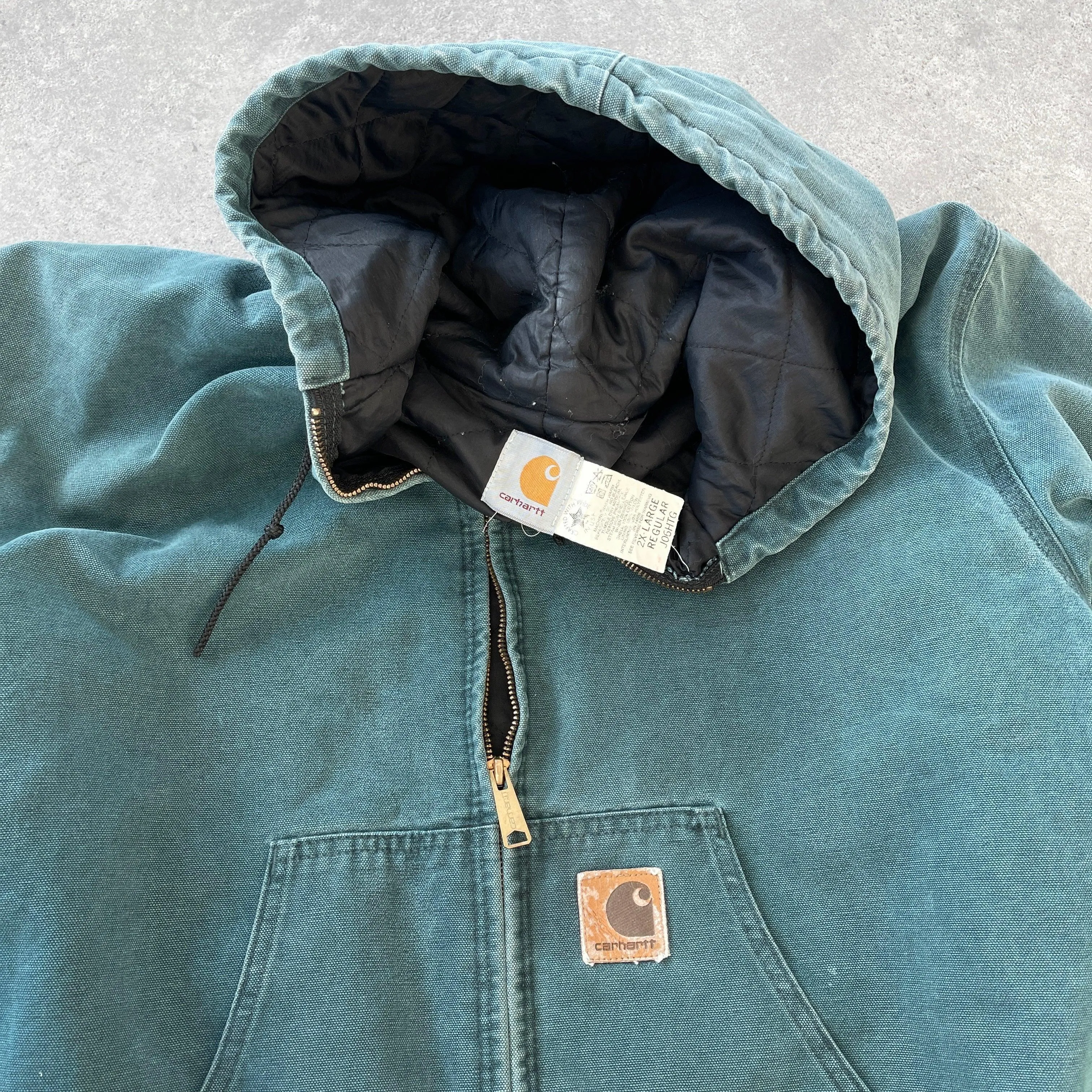 Carhartt RARE 1998 heavyweight active hooded jacket (XL)