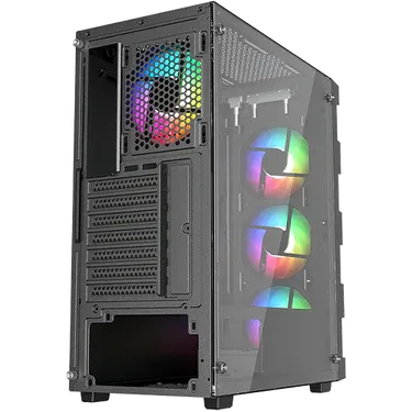 Case Twisted Mind Titan Glass Mid Tower -Black