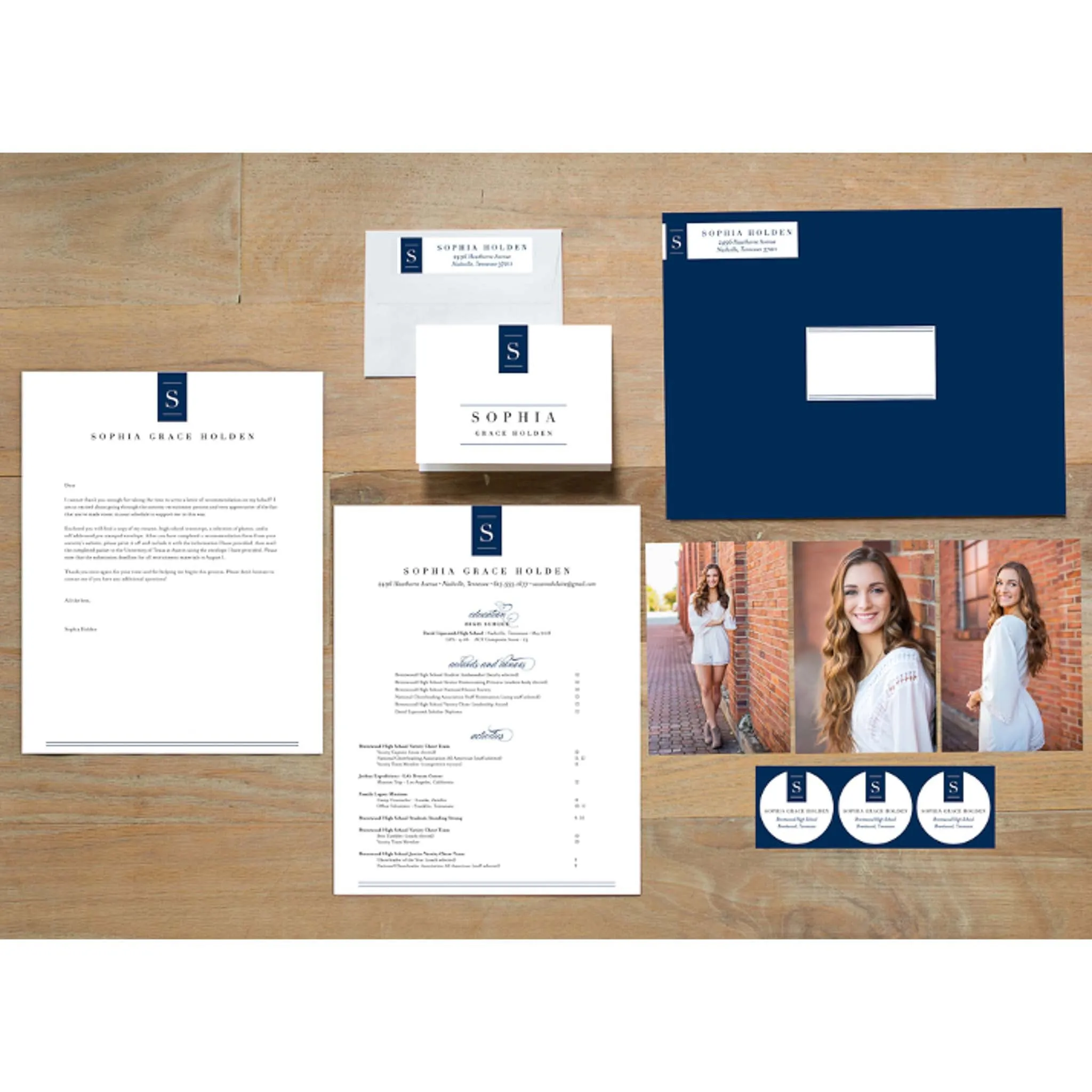 Chic Initial Complete Sorority Packet