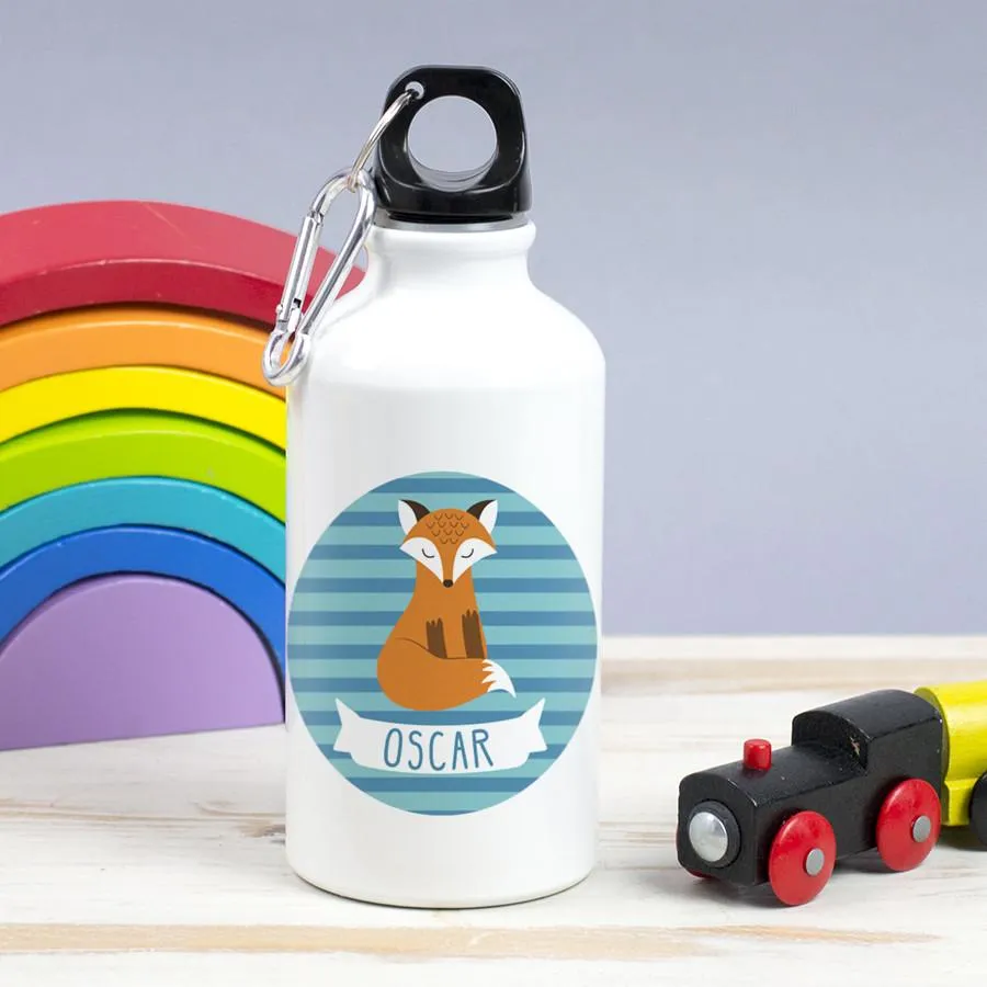 Children's Personalised Insulated Fox Lunch Bag