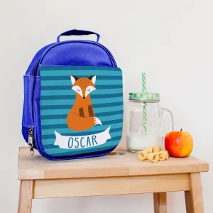 Children's Personalised Insulated Fox Lunch Bag