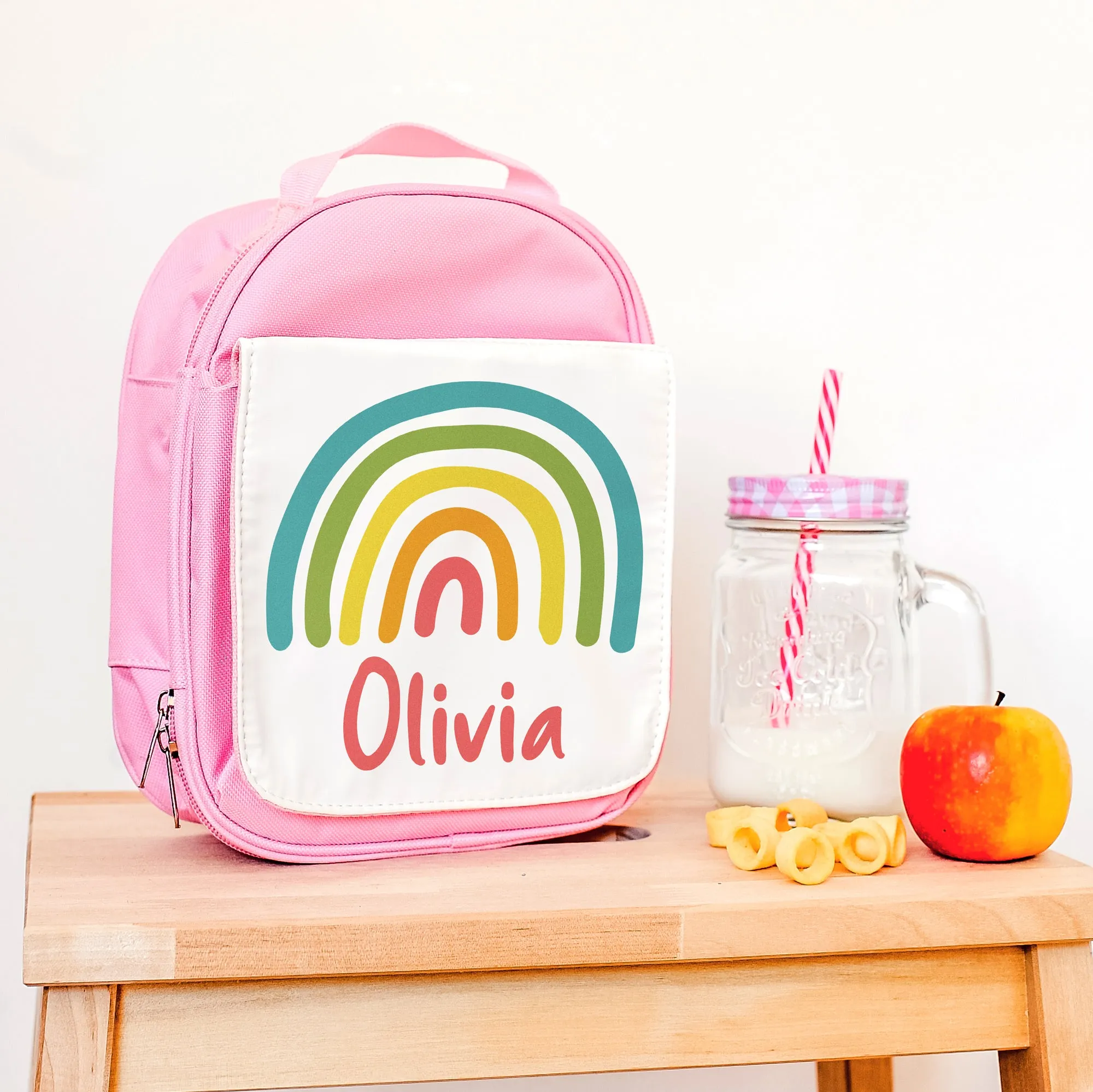 Children's Personalised Rainbow Backpack