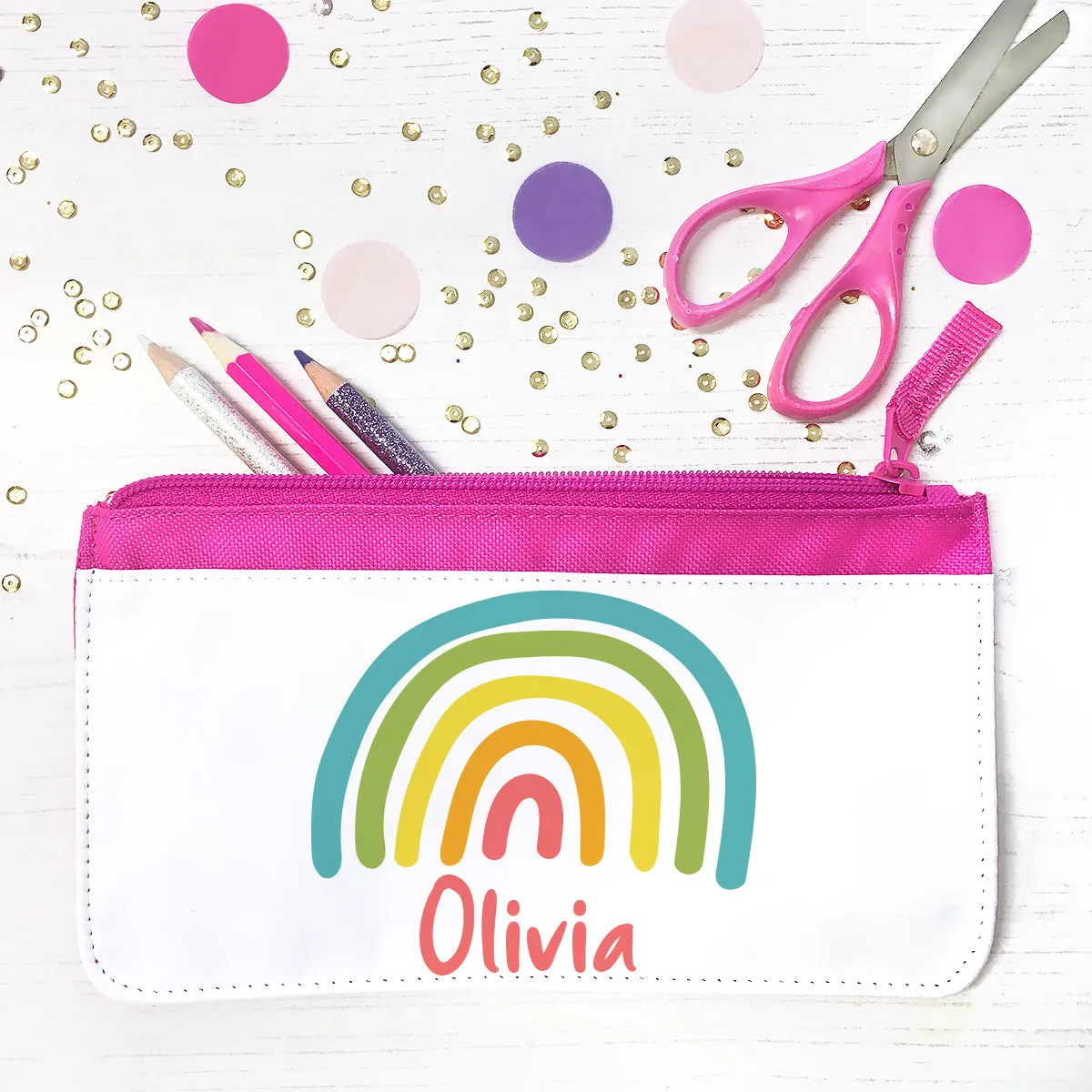 Children's Personalised Rainbow Backpack