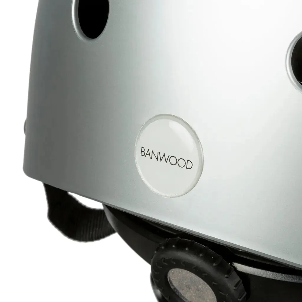Classic Bicycle Helmet for Kids, Chrome Lightweight Helmet, Bike Safety Gear