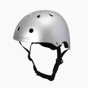 Classic Bicycle Helmet for Kids, Chrome Lightweight Helmet, Bike Safety Gear