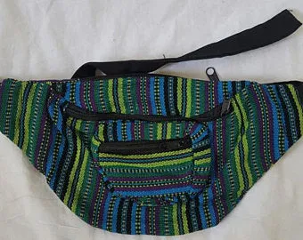 Colorful Weave Fanny Pack