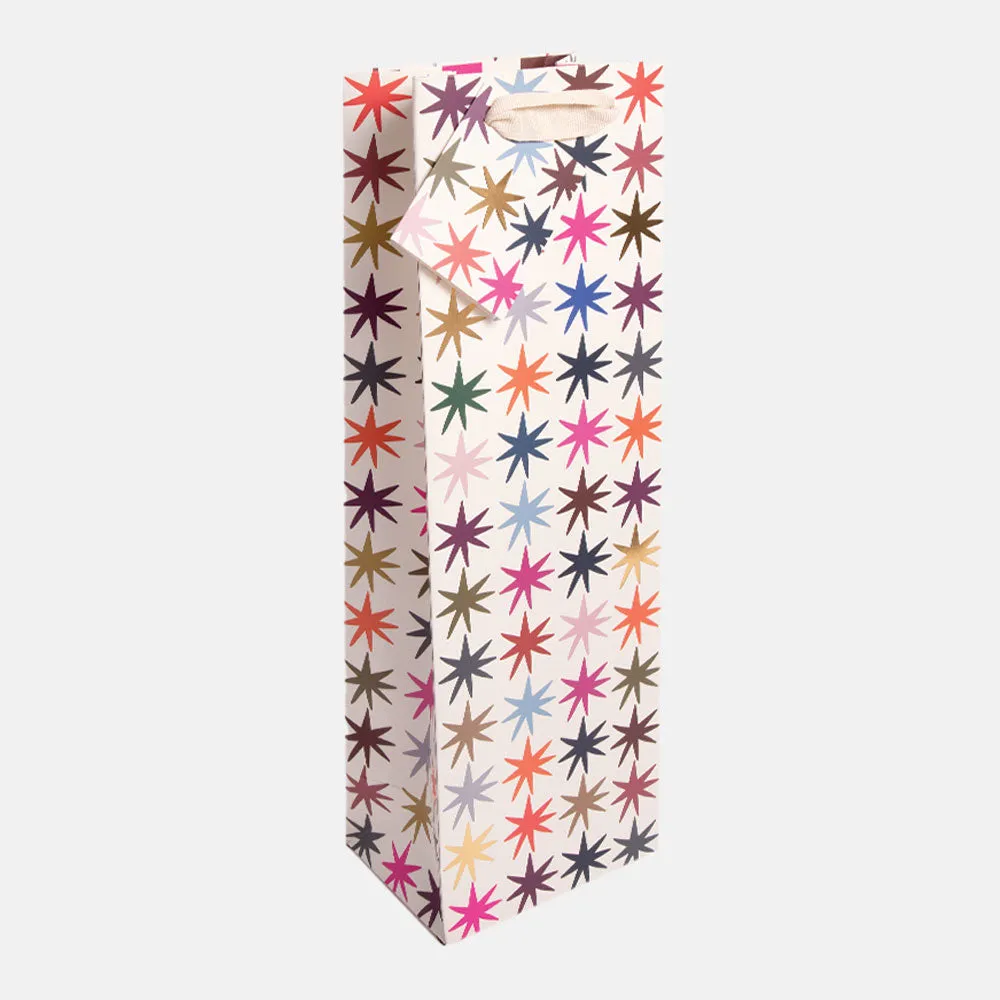 Colourful star bottle bag